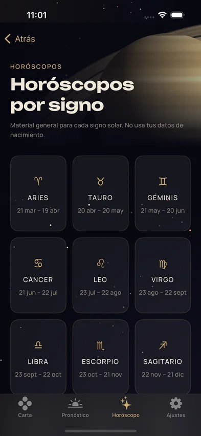 Selector de signo