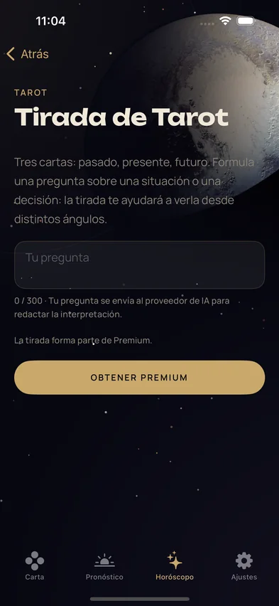 Tirada de tres cartas